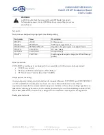 Preview for 10 page of Gan Systems GS66504B-EVBDB GaN E-HEMT User Manual