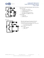 Preview for 12 page of Gan Systems GS66504B-EVBDB GaN E-HEMT User Manual