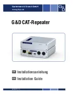 G&D CAT Installation Manual preview