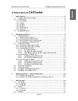 Preview for 3 page of G&D CATCenter X2 User'S Installation And Operation Manual