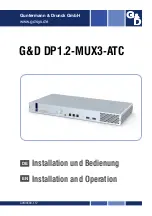 G&D DP1.2-MUX3-ATC Manual предпросмотр