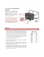 Preview for 6 page of G&D FIRE AND ICE Installation Manual And User'S Manual