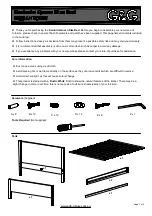 Preview for 1 page of G&G Santorini BQSANTORW Manual