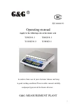 Preview for 1 page of G&G TJ3KY-0.1 Operating Manual