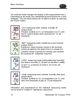 Preview for 14 page of GANN Hydromette BL Compact TF-IR Manual