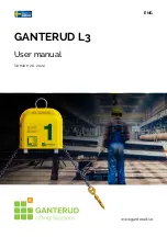 Preview for 1 page of GANTERUD L3 User Manual