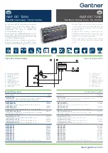 Gantner GAT DC 7200 Manual preview