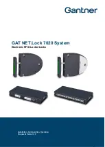 Gantner GAT NET.Lock 7020 System Installation, Configuration & Operation предпросмотр