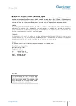 Preview for 3 page of Gantner GAT Vending 6100 BA Installation, Configuration & Operation