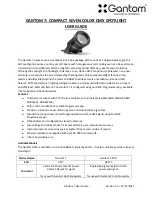 Preview for 1 page of Gantom Gantom 7 User Manual