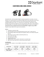 Preview for 1 page of Gantom GT11 User Manual