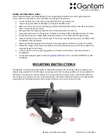 Preview for 3 page of Gantom JUNI DMX GP285 User Manual