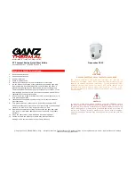 Ganz Thermal PT Thermal Series Quick Start Manual preview