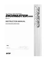 Ganz Digimaster DR4N-Lite Instruction Manual preview