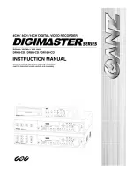 Ganz DIGIMASTER DR4N Instruction Manual preview