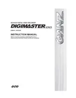 Ganz DIGIMASTER DR8HV Instruction Manual preview