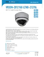 Ganz Lite VRDDN-2812Y60 Specifications preview