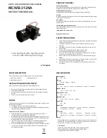 Preview for 1 page of Ganz MCWB-312NA Instruction Manual