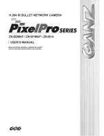 Ganz PixelIPro Series ZN-B1A User Manual preview