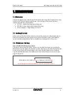Preview for 6 page of Ganz PixelPro GXi Series User Manual