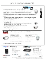 Preview for 2 page of Ganz PIXELPRO SERIES Product Manual