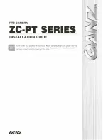 Ganz ZC-PT series Installation Manual preview