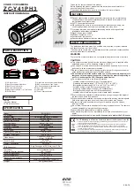 Preview for 1 page of Ganz ZC-Y41PH3 Instruction Manual