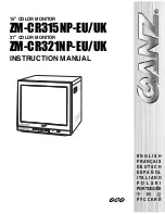 Предварительный просмотр 1 страницы Ganz ZM-CR315NP-EU Instruction Manual