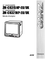 Предварительный просмотр 16 страницы Ganz ZM-CR315NP-EU Instruction Manual