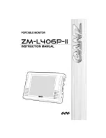 Предварительный просмотр 1 страницы Ganz ZM-L406P-II Instruction Manual