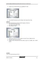 Preview for 36 page of Ganz ZN-DNT350VE Osd Menu Control Manual