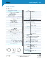 Preview for 2 page of Ganz ZN-DNT350VPE Specifications