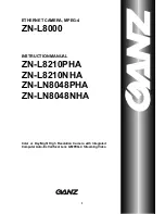 Preview for 1 page of Ganz ZN-L8000 Instruction Manual