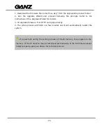 Preview for 26 page of Ganz ZN-PT304L User Manual