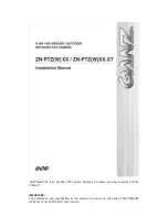 Preview for 1 page of Ganz ZN?PTZW36VPIPE4100 Installation Manual