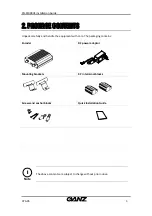 Preview for 5 page of Ganz ZN-S1000V Installation Manual