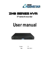 Предварительный просмотр 1 страницы Ganz ZN8 Series User Manual