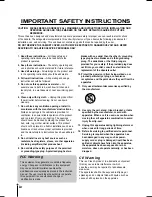 Preview for 4 page of Ganz ZR-DH921NP Instruction Manual