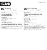 Preview for 3 page of GAO MYS14A1 Instructions