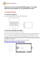 Предварительный просмотр 3 страницы GAOMON M10K PRO How To Use Manual