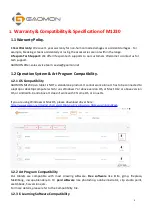 Preview for 3 page of GAOMON M1230 Manual