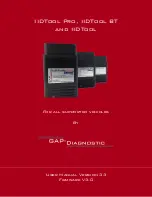 Gap Diagnostic IIDTool Pro User Manual preview