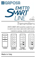 GAPOSA Emitto Smart Line Manual preview