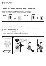 Preview for 4 page of GAPOSA QCXSUN Manual