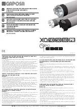 Preview for 1 page of GAPOSA XQ40PR Instructions Manual