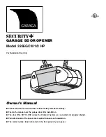 Garaga SECURITY+ 3265GCM 1HP Owner'S Manual preview