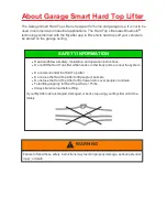 Preview for 7 page of Garage Smart Hard Top Lifter Installation And Operation Manual