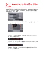 Preview for 10 page of Garage Smart Hard Top Lifter Installation And Operation Manual