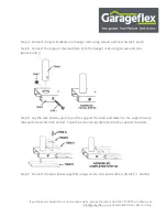 Предварительный просмотр 4 страницы GARAGEFLEX FX7004 Assembly Instructions