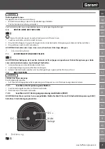 Предварительный просмотр 7 страницы GARANT 491495 160 User Manual